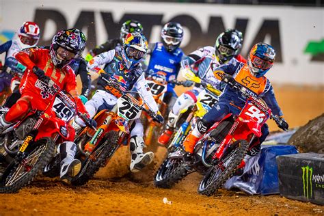 Fantasy supercross - Jan 17, 2024 · By. Don Williams. -. January 17, 2024. After the epic mud bog at Oracle Park in San Francisco last week, get ready for some more moisture at Snapdragon Stadium in San Diego on Saturday when the ...